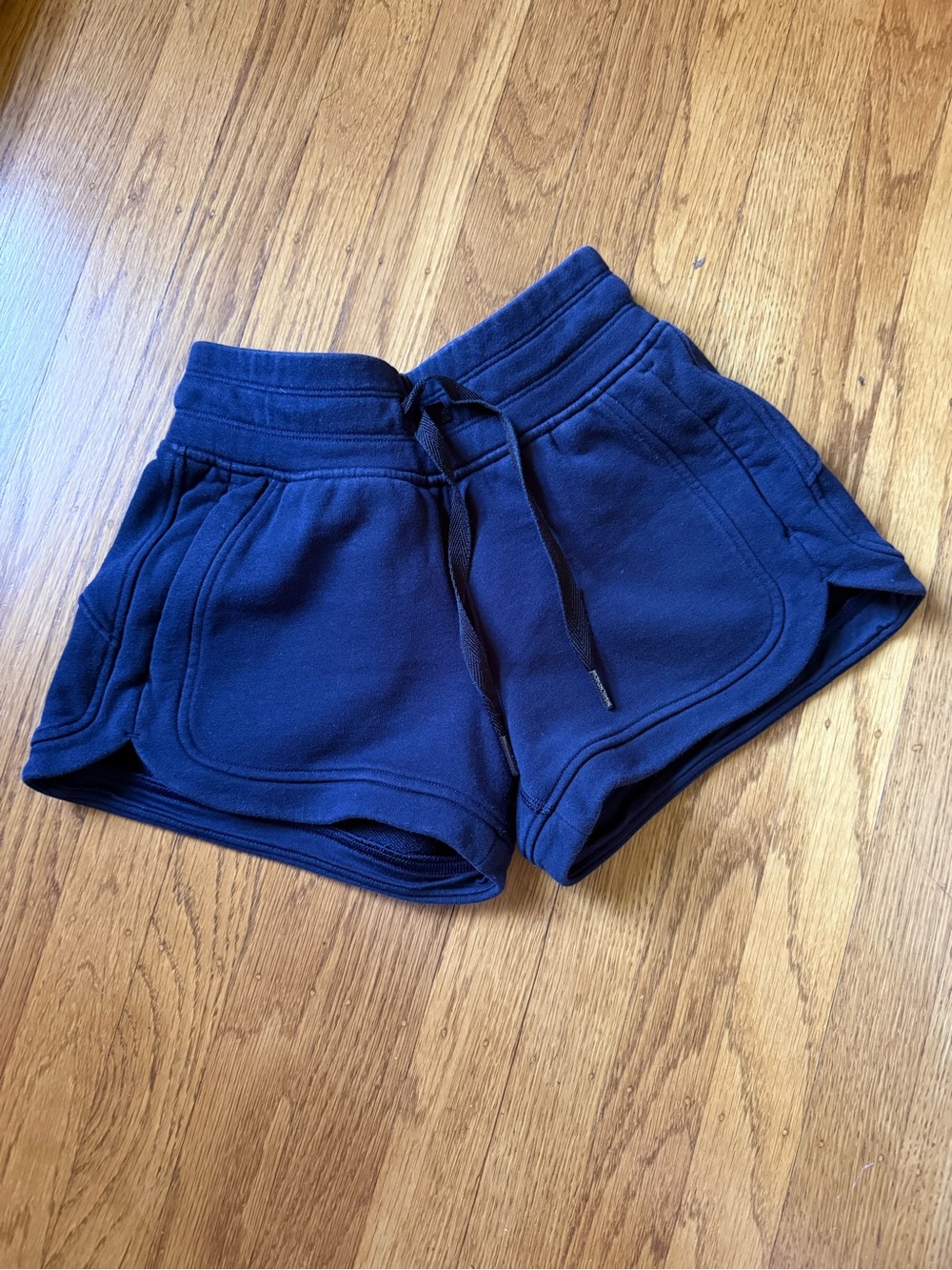 lululemon athletica Navy Blue Drawstring Athletic Shorts